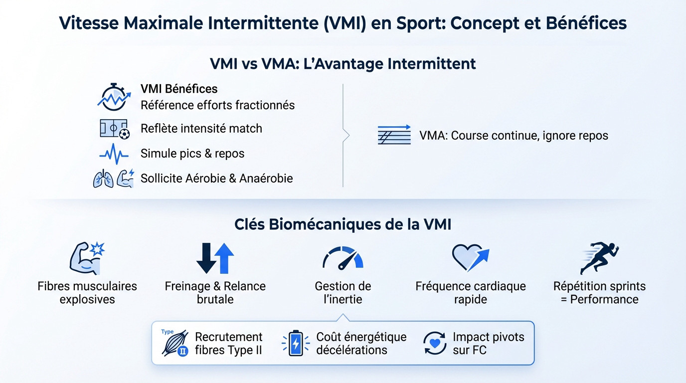 Analyse de la VMI et de l'impact biomécanique en sport collectif